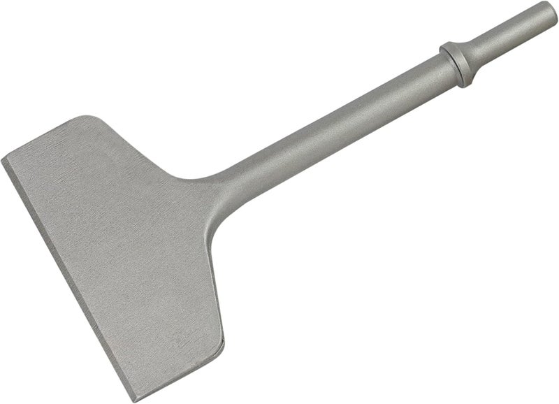 Sabre Tools 4 Inch x 7.5 Inch Air Hammer Chisel Bit for Thinset Removal, Thinset Scaling, Tile Removal, Pneumatic Chisel, 0.401 Shank - Image 1